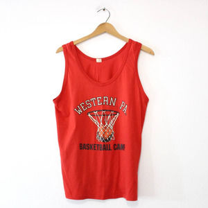 Vintage Western Pennsylvania Basketball Camp Tank Top Large